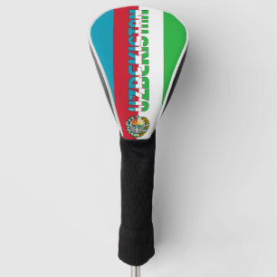 Oezbeekse vlag: een prachtig patriottisch gebied golfheadcover