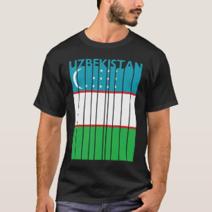 Oezbeekse vlag souvenir ' Oezbeekse vlag' Oezbe T-shirt