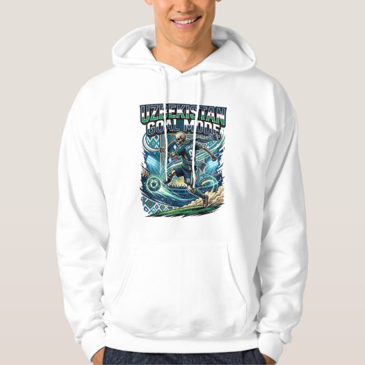 Oezbekistan Doel Modus Skelet Aanvaller Naties Str Hoodie (Voorkant)