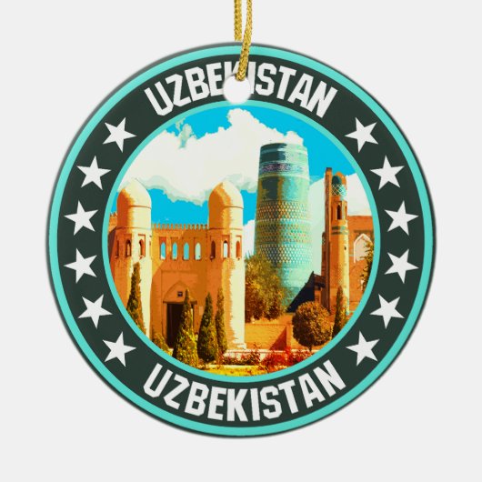 Oezbekistan Keramisch Ornament (Voorkant)