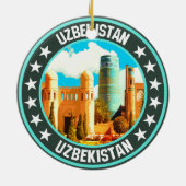 Oezbekistan Keramisch Ornament (Achterkant)