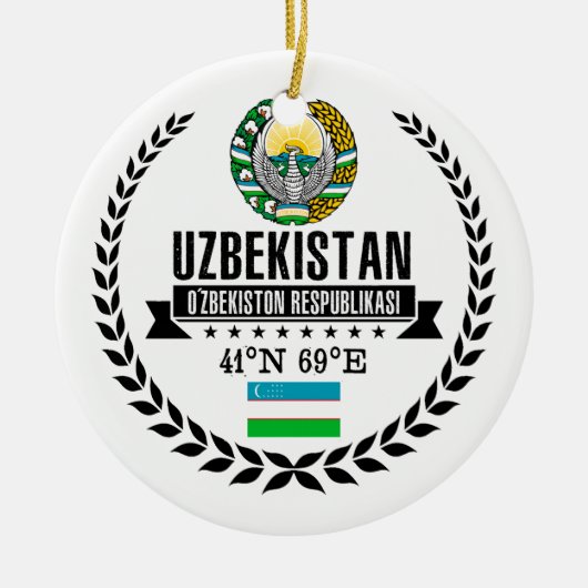 Oezbekistan Keramisch Ornament (Voorkant)