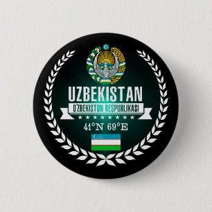Oezbekistan Ronde Button 5,7 Cm
