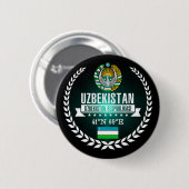 Oezbekistan Ronde Button 5,7 Cm (Voorkant /achterkant)