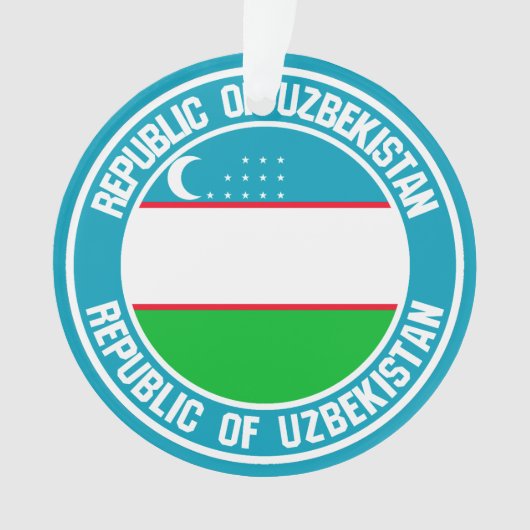 Oezbekistan - Ronde Embleem Ornament (voorkant)