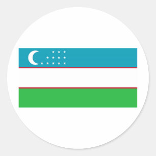 Oezbekistan Ronde Sticker