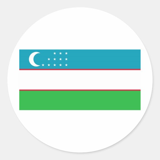 Oezbekistan Sticker (Voorkant)