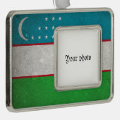 Oezbekistan Verzilverd Kader Ornament (Rechts)