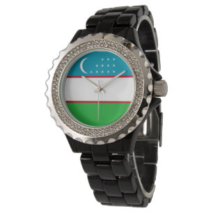 Oezbekistan vlag horloge
