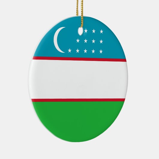 Oezbekistan vlag keramisch ornament (Rechts)