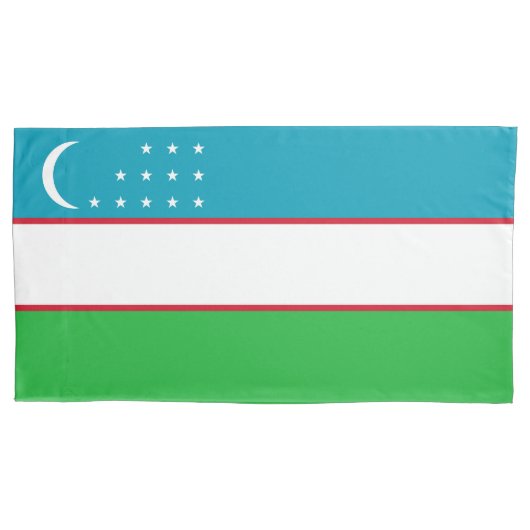 Oezbekistan vlag kussensloop (Voorkant)