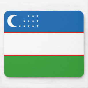 Oezbekistan Vlag Mousepad Muismat