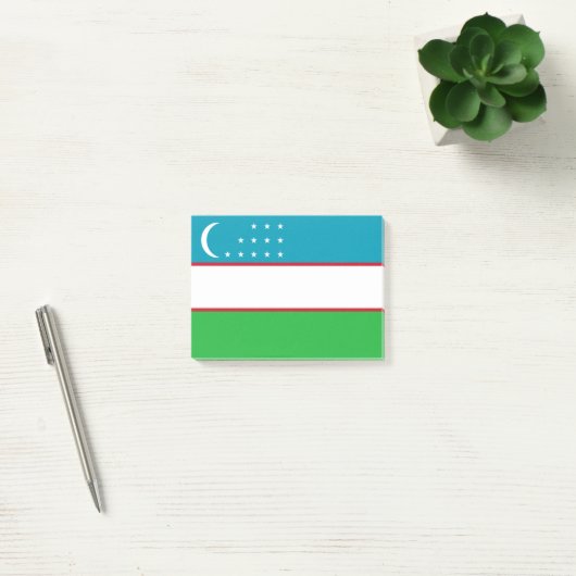 Oezbekistan vlag post-it® notes (Kantoor)