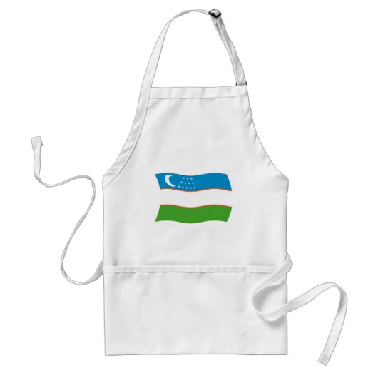 Oezbekistan Vlag Schort (Voorkant)