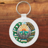 Oezbekistan Wapenstilstand Sleutelhanger (Voorkant)