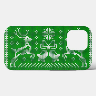 Oezeltrui gordels kerst groen iPhone 13 pro hoesje