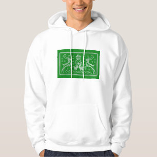 Oezeltrui gordels kerst groen hoodie