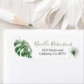 of Direction Monstera tropical Etiket (Insitu)