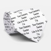 Of ik ben je scheikundige leraar stropdas (Opgerold)