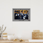 Of je denkt dat je dat kunt of niet poster (Keuken)