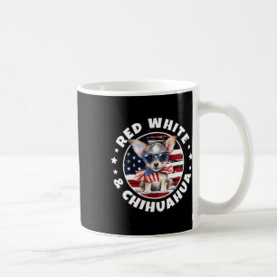 Of July Dog Funny Patriotic Red Koffiemok