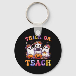 Of leer Halloween Ghost Pumpkin Spooky Teacher Who Sleutelhanger