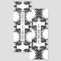 Of Light and Darkness Black and White Art Bookmark