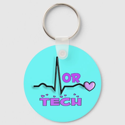 OF TECH cadeautjes-QRS-ontwerp Sleutelhanger (Voorkant)