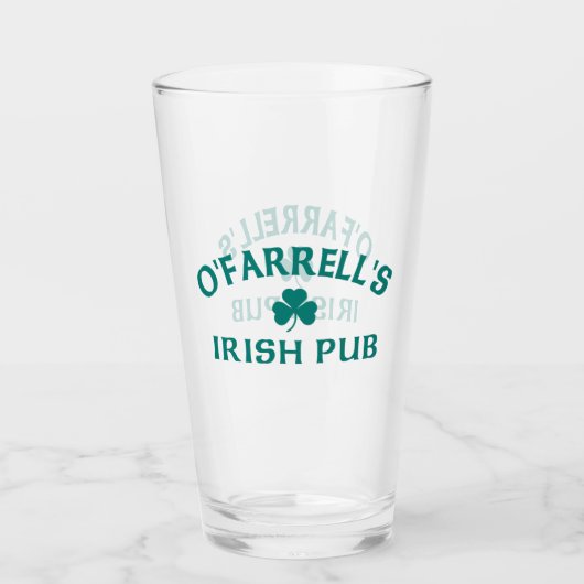 O'Farrell's Ierse Pub Glas (Voorkant)
