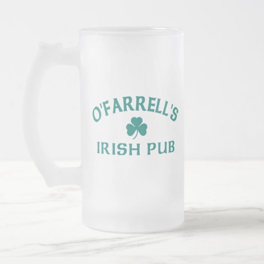 O'Farrell's Ierse Pub Matglas Bierpul (Links)