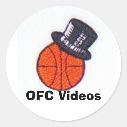 OFC-Stickers Ronde Sticker (Voorkant)