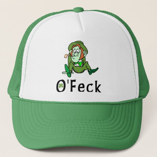 O'Feck Funny Irish Trucker Pet (Voorkant)