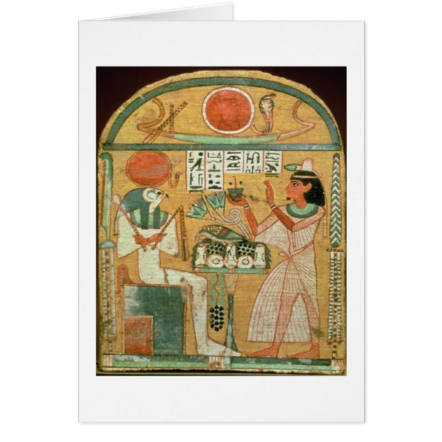 Ofenmut Bied aan Osiris, Stele van Ofenmut van (Voorkant)