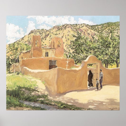 Oferta Para San Esquipula van Walter Ufer Poster (Voorkant)