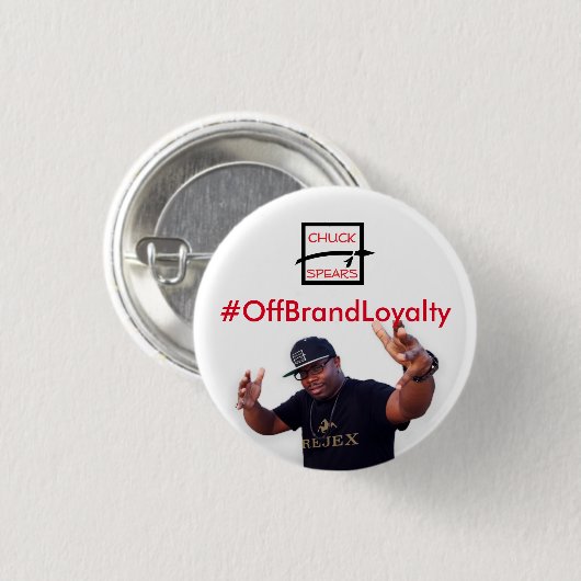 Off Brand Loyalty Button (Voorkant /achterkant)