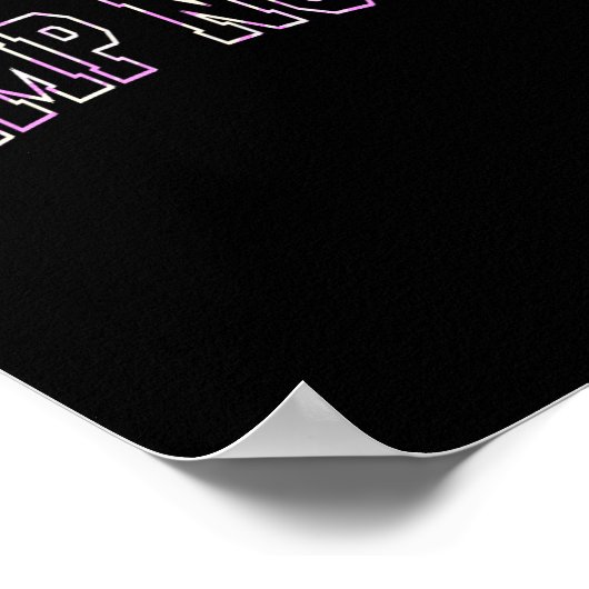 Off Duty Camp Nurse Summer Camping Nursing School Poster (Hoek)