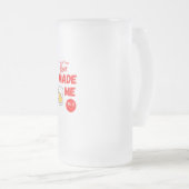 Off Duty Funny Vaderdag Bier Matglas Bierpul (Voorkant rechts)