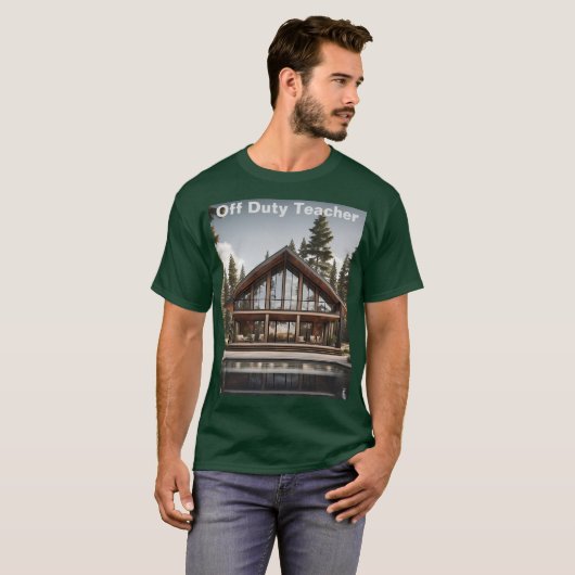 Off-duty leraar cabine T-shirt (Voorkant volledig)