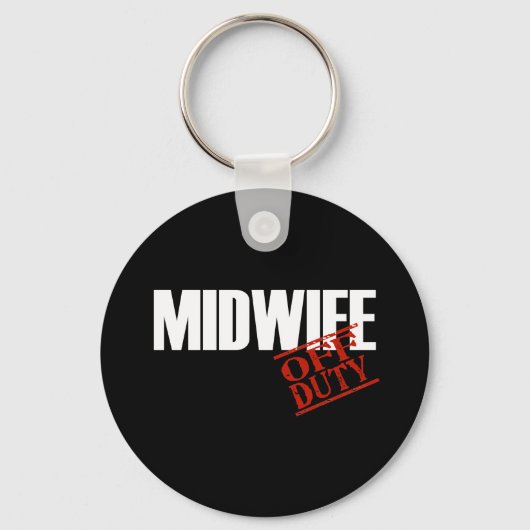 OFF DUTY MIDWIFE DARK SLEUTELHANGER (Voorkant)