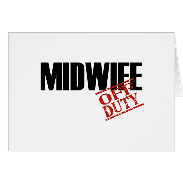 OFF DUTY MIDWIFE LIGHT (Voorkant Horizontaal)