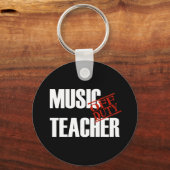 OFF DUTY MUSIC-TEACHER DARK SLEUTELHANGER (Voorkant)