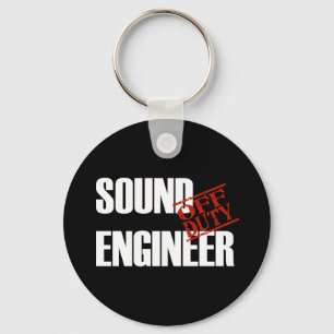OFF DUTY SOUND ENGINEER DARK SLEUTELHANGER