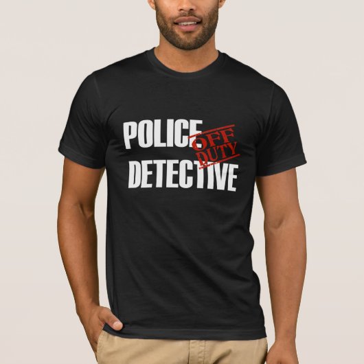 OFF FUNCTIONARIS VAN DE politie T-shirt (Voorkant)