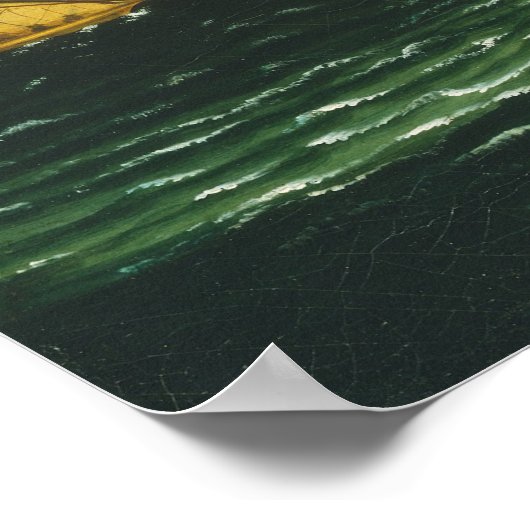 Off Gibraltar - Thomas Chambers Poster d'Art (Coin)