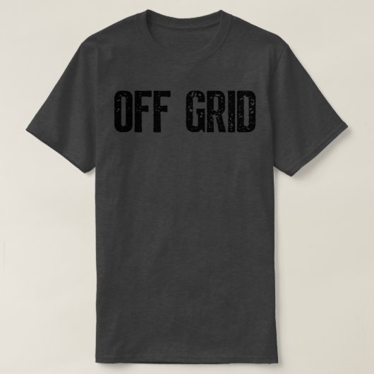 Off Grid Lifestyle T-shirt (Design voorkant)