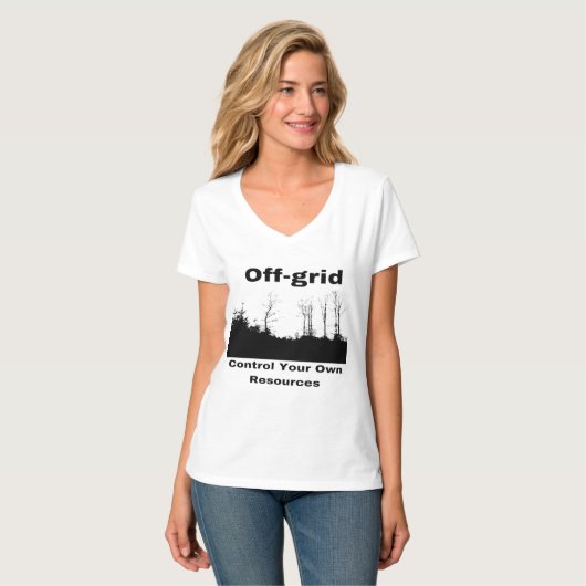 off-grid t-shirt (Voorkant volledig)