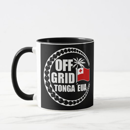 Off Grid Tonga Eua Levensstijl Mok (Links)