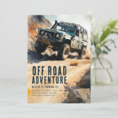 Off Road Adventure ATV Party Invitation Modèle (Debout devant)