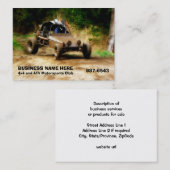 Off Road ATV Dune Buggy Mudding Visitekaartje (Voorkant / Achterkant)