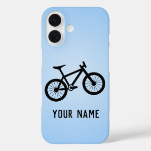 Off Road Biking - een mountainbikes met eigen naam iPhone 16 Hoesje